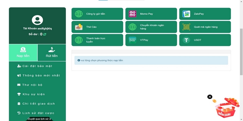Những cổng gửi tiền như nào Cwin được cung cấp